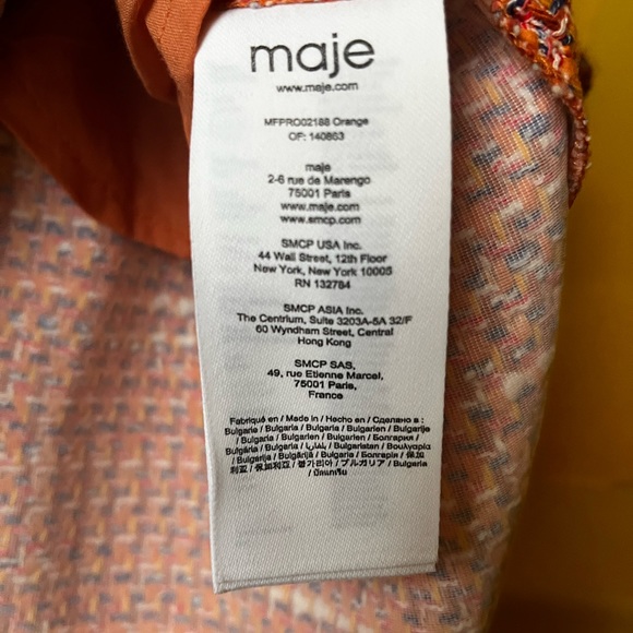 Maje Rimoda Tweed three quarter dress - Picture 7 of 7